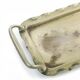 Tray, Art Nouveau, silver-plated brass, white porcelain, Austria, early 20th century
