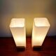 Pair of wall sconces in teak and opaline, Louis Kallf, Philips, 1960