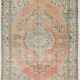 Red & Cream Classic Pattern Vintage Rug, 180x261Cm