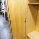 1960 Scandinavian wardrobe, atypical blond wood varnished, 4 doors 3