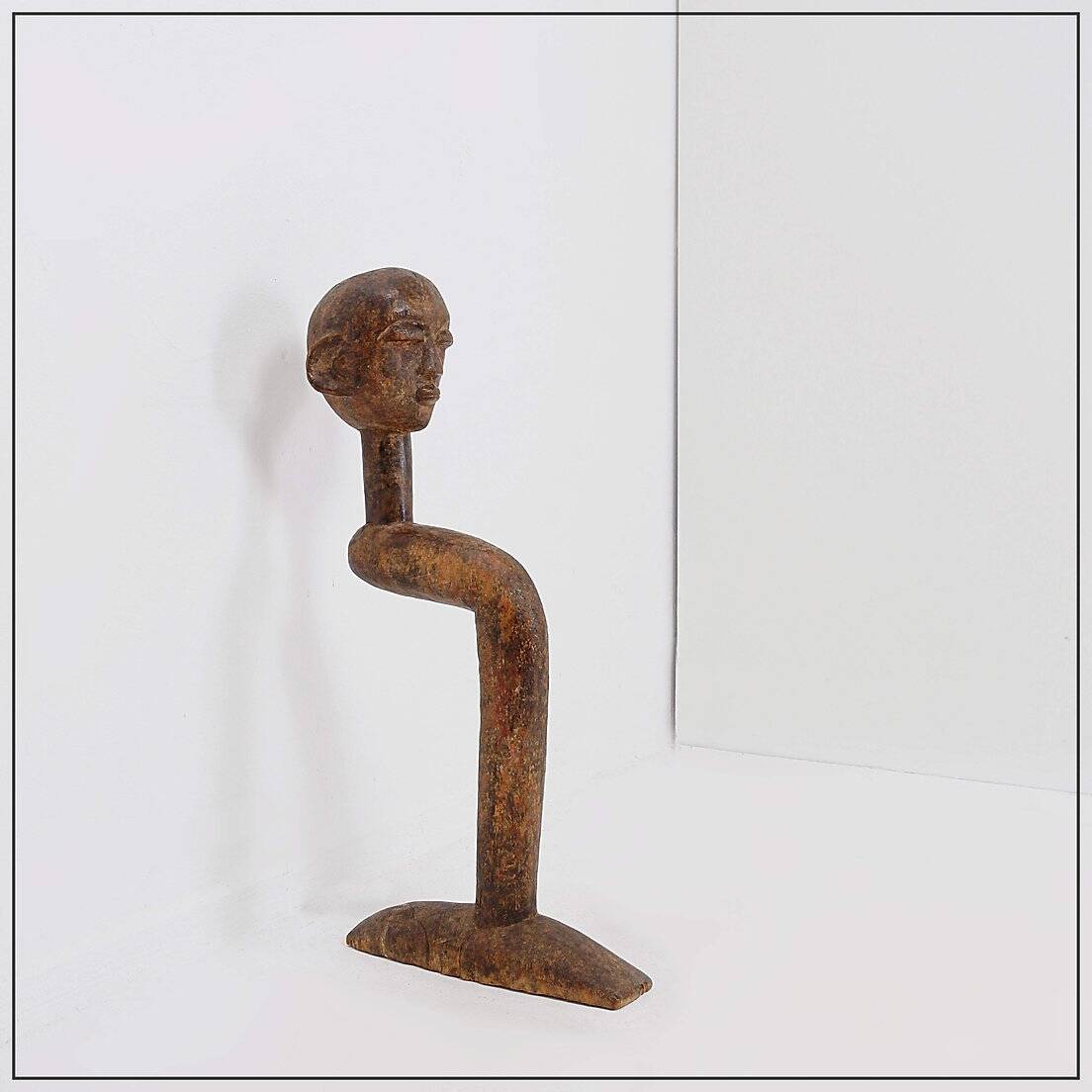 African carved wooden statue - Congo
