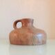 Flat vase in brown 60s-70s