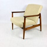 GFM-64 Armchair in Beige Bouclé attributed to Edmund Homa, 1970s