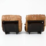 "Marsala" armchairs and poufs by Michel Ducaroy for Ligne Roset, years