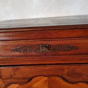 Large Louis XV style jam maker in cherry wood