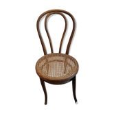 Chair Thonet N ° 18 endXIX eme wood turned & rattan