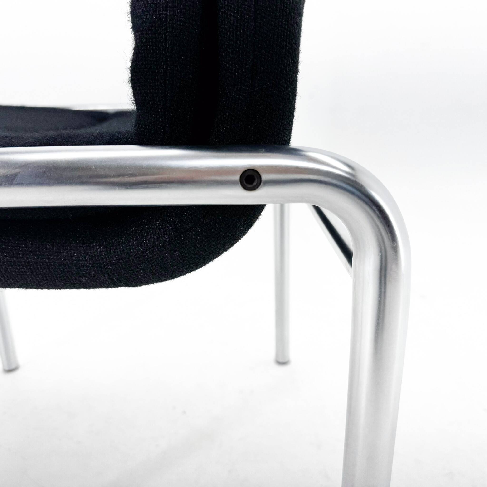 1970's Fabric Mauser Chair, Labeled