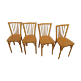 Set of 4 Baumann chairs with bars