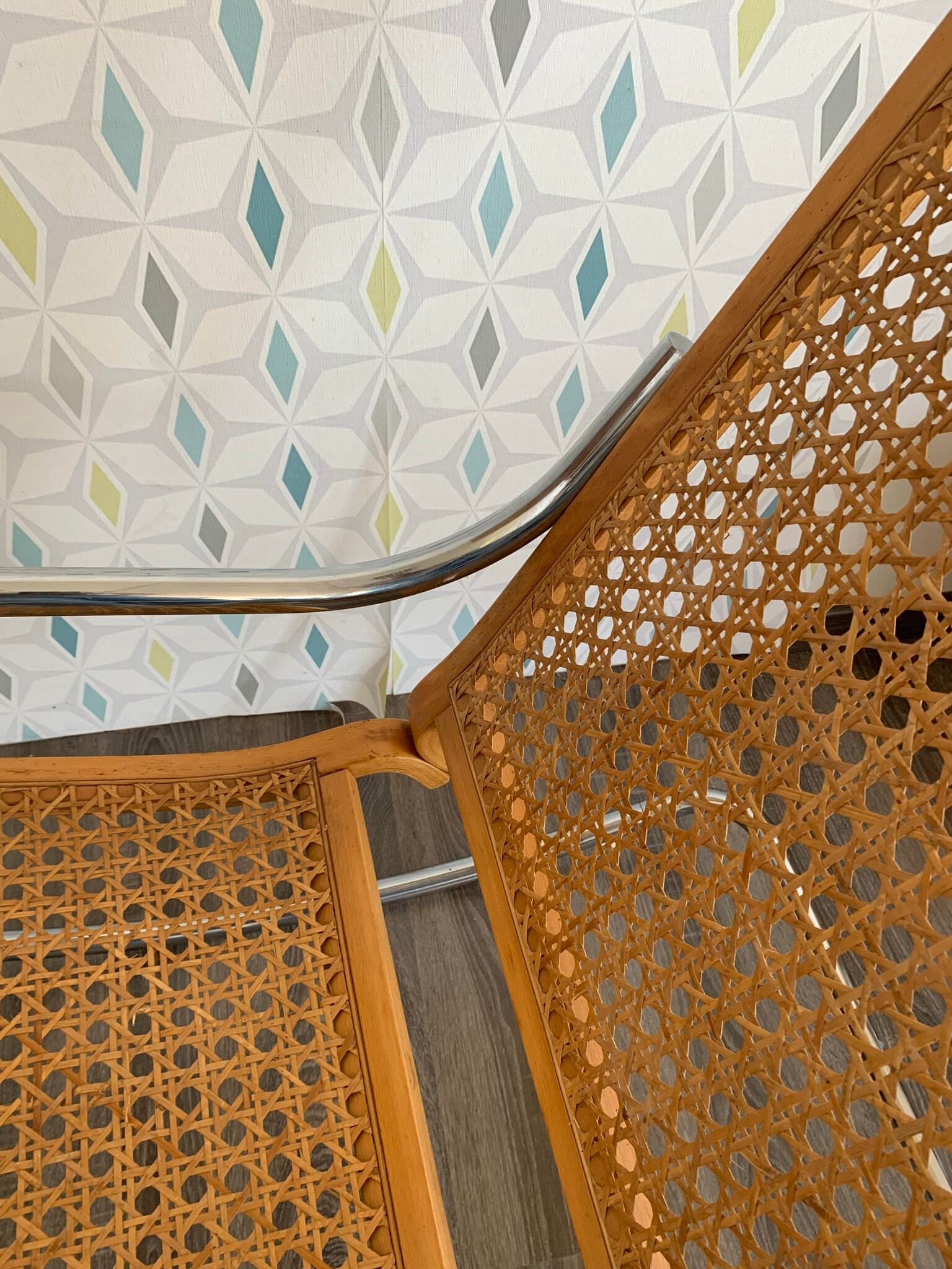 Armchair rocking chair cane