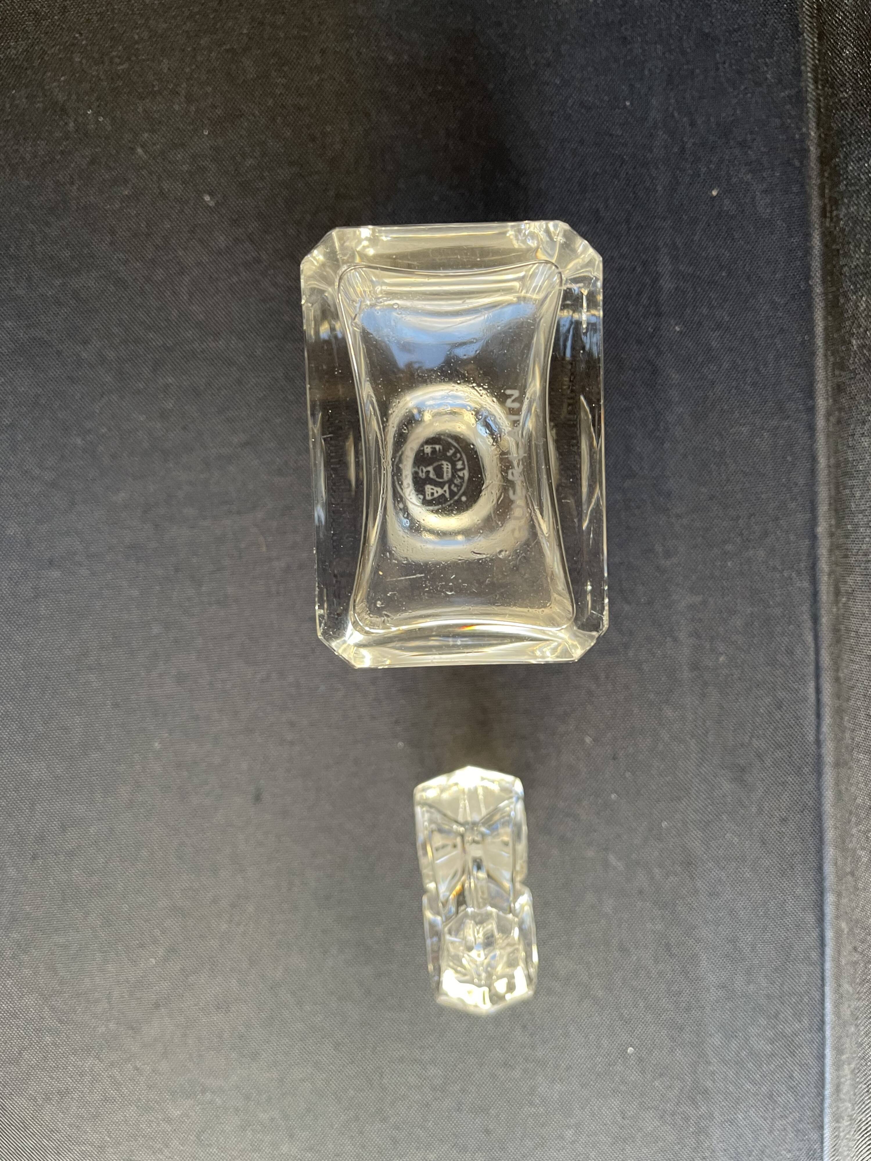 Georges Chevalier - Baccarat - Empty perfume bottle in Cut crystal