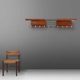 Mid-century coatrack by De Coene in bent plywood, Belgium 1960