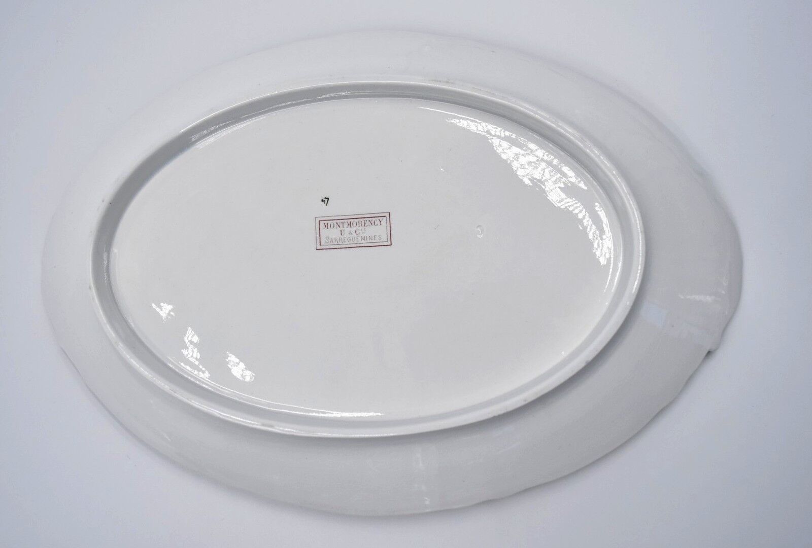 Service a cream Sarreguemines montmorency uc 6 pots 1 tray