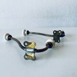 Pair of old coat hooks
