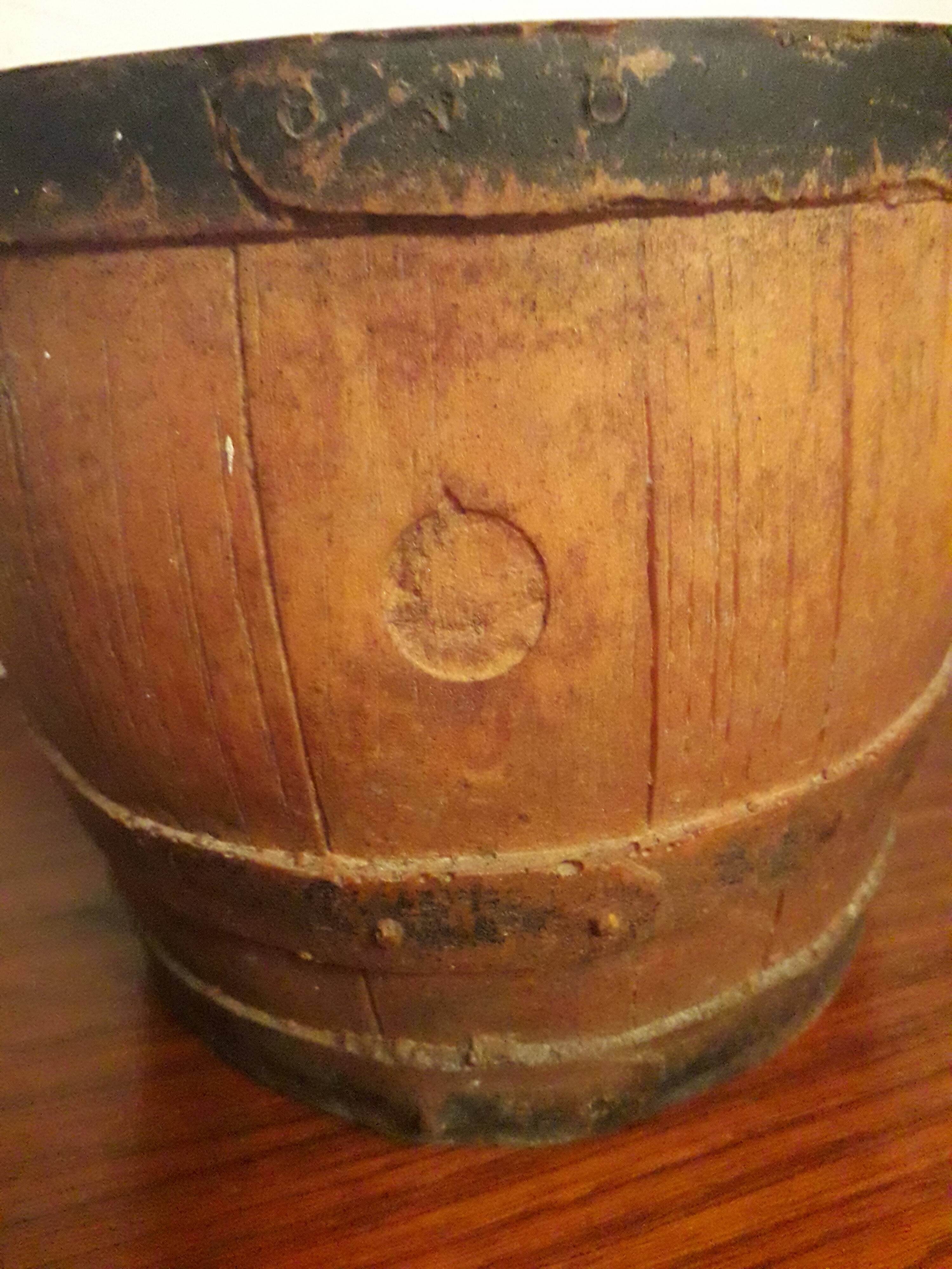 Ice bucket imitation biscuit barrel 1960