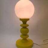 Space age yellow table lamp , 1970's