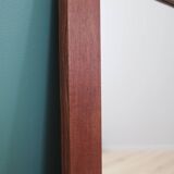 Mirror in mahogany frame, Danish design, 1970s, production: Denmark
