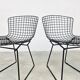 Vintage design wire chair model 420 Harry Bertoia Knoll 1970s