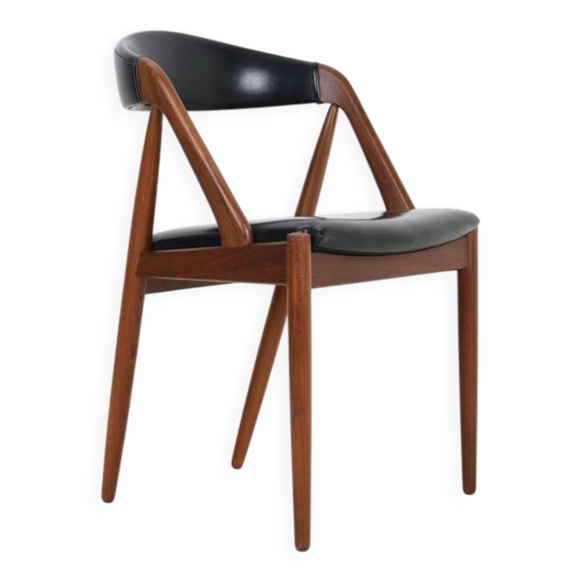 Schou Andersen Møbelfabrik / Kai Kristiansen Type 31 chair / teak / skai / Mid Century Danish Modern Design / 1950s / 1960s