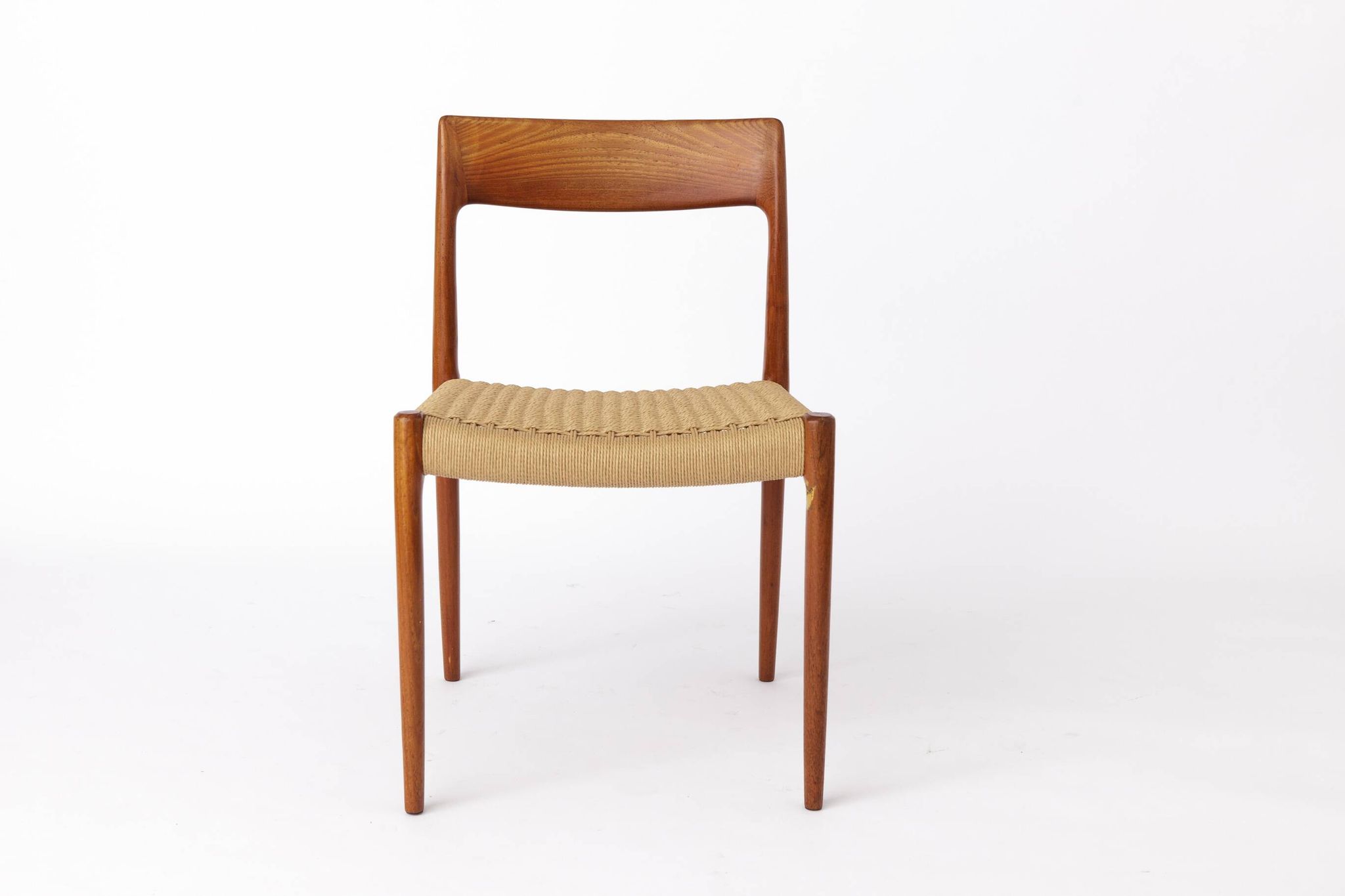 Niels Moller Chair - Repaired, 1950s, Model 77, Danish Teak