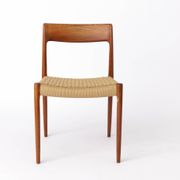 Niels Moller Chair - Repaired, 1950s, Model 77, Danish Teak
