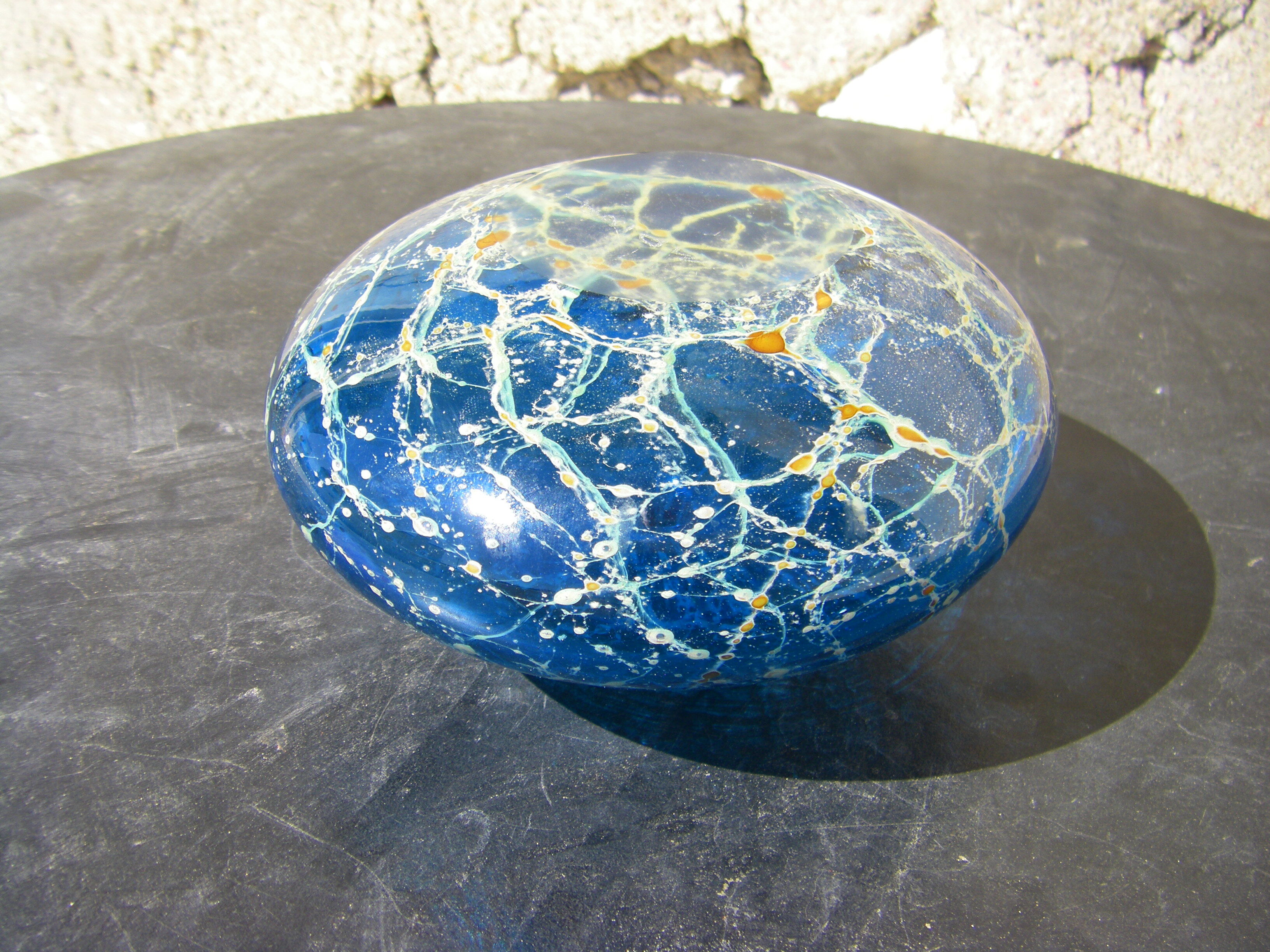Vase en verre vintage