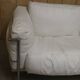 LC3 sofa by Le Corbusier, chrome and white leather