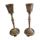 Pair of brass candlestick