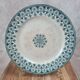 Large antique Badonvilliers plate with blue-green Turkish decoration 🌿
