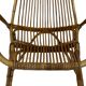 Ensemble vintage de 4 fauteuils club en rotin Rohe Noordwolde 1960