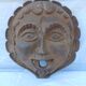 Cast iron face mask mascaron