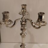 Candelabre 3 branches christofle en metal argente