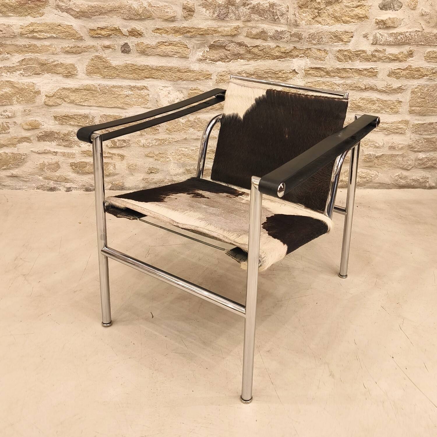 LC1 armchair designed by Perriand / Le Corbusier, Cassina, 1960
