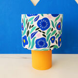 Lamp & cornflower lampshade