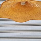 Vintage wicker flower pendant