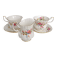 Royal Albert Porcelaine anglaise lot de 2 tasses , soucoupes et pot à lait