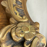 Rococo style mirror in wood and gilded stucco