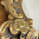 Rococo style mirror in wood and gilded stucco