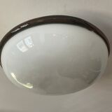 Vintage ceiling lamp in opaline and glass paste