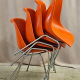 Set of 4 chairs by Eero Aarnio 1960s/70s