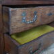 Commode arbalète campagnarde en chêne xxème