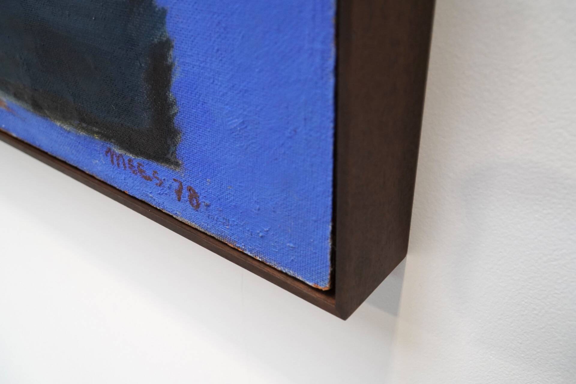Jozef Mees, Lyrical Abstract Oil on Panel 1978