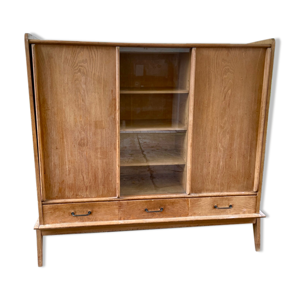 Armoire vintage, haut en chêne Selency