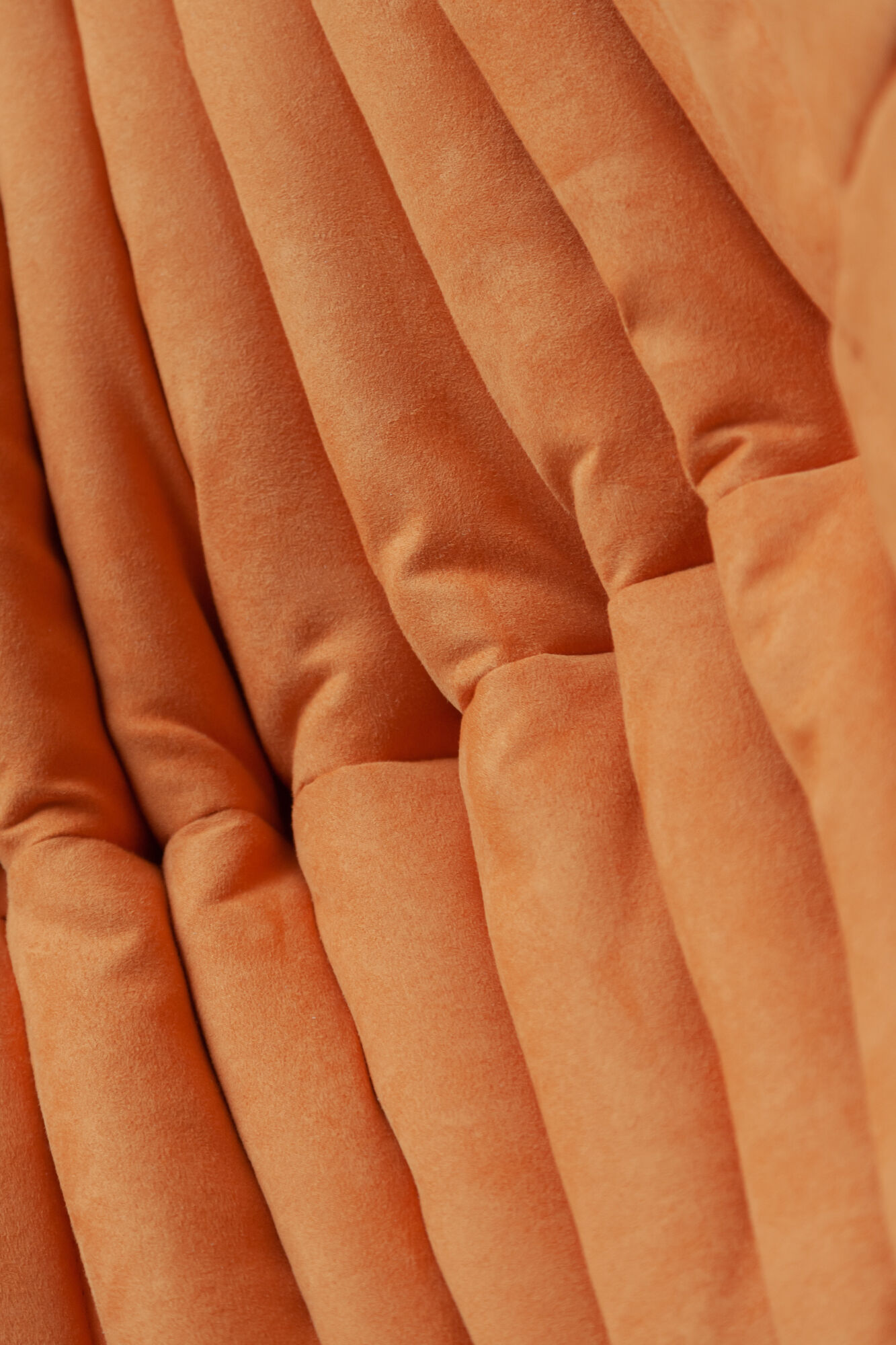 Togo orange microfibre armchair model designed by Michel Ducaroy 1973