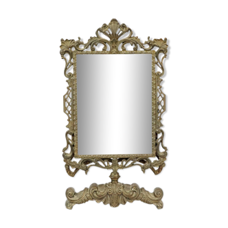 Miroir dressing de style baroque rectangulaire inclinable