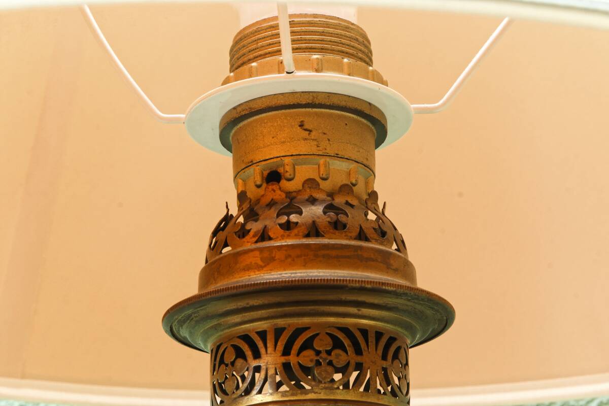 Satsuma ceramic lamp, 19th century