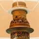 Satsuma ceramic lamp, 19th century
