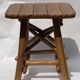 Brutalist wabi sabi organic tree stool or hocker 1970