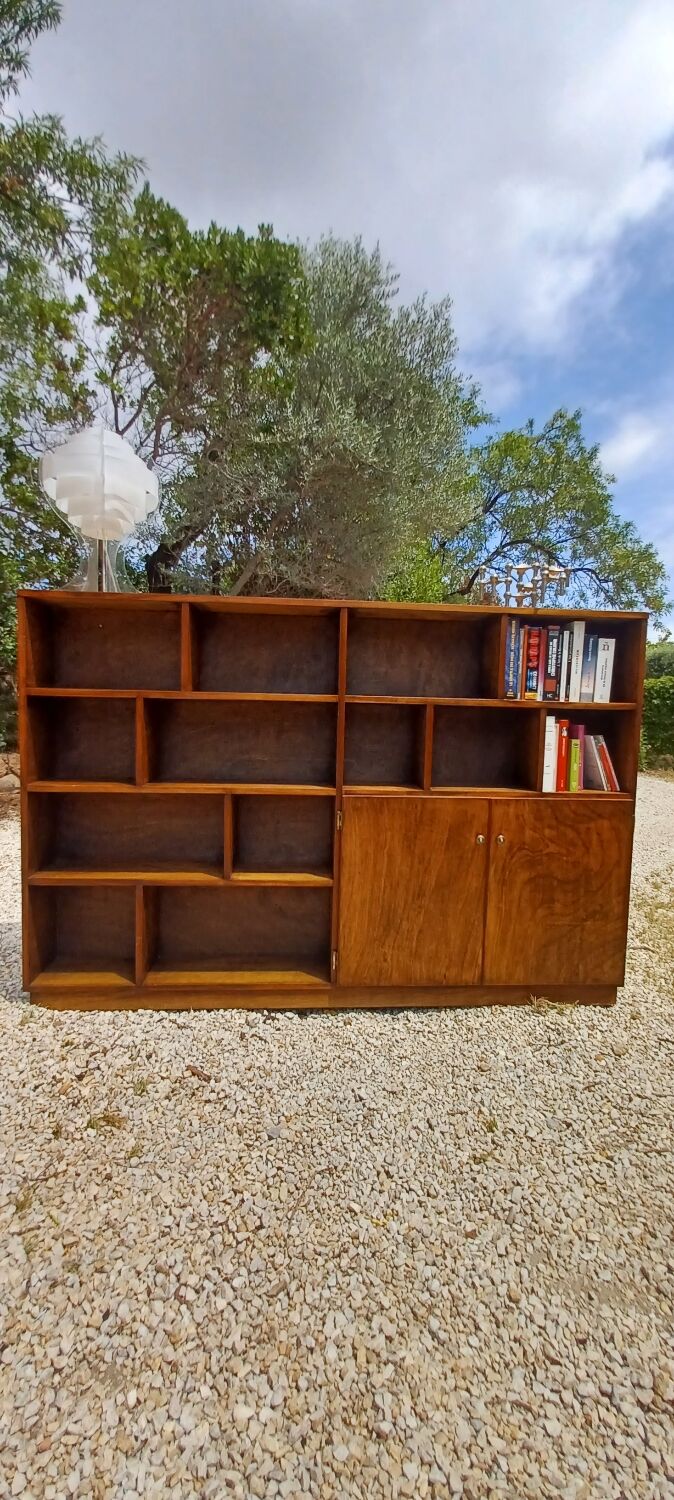 Scandinavian open bookcase vintage 1950s open bookcase