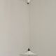French Counter Balance Ceiling Light White Porcelain & Opaline Glass Shade