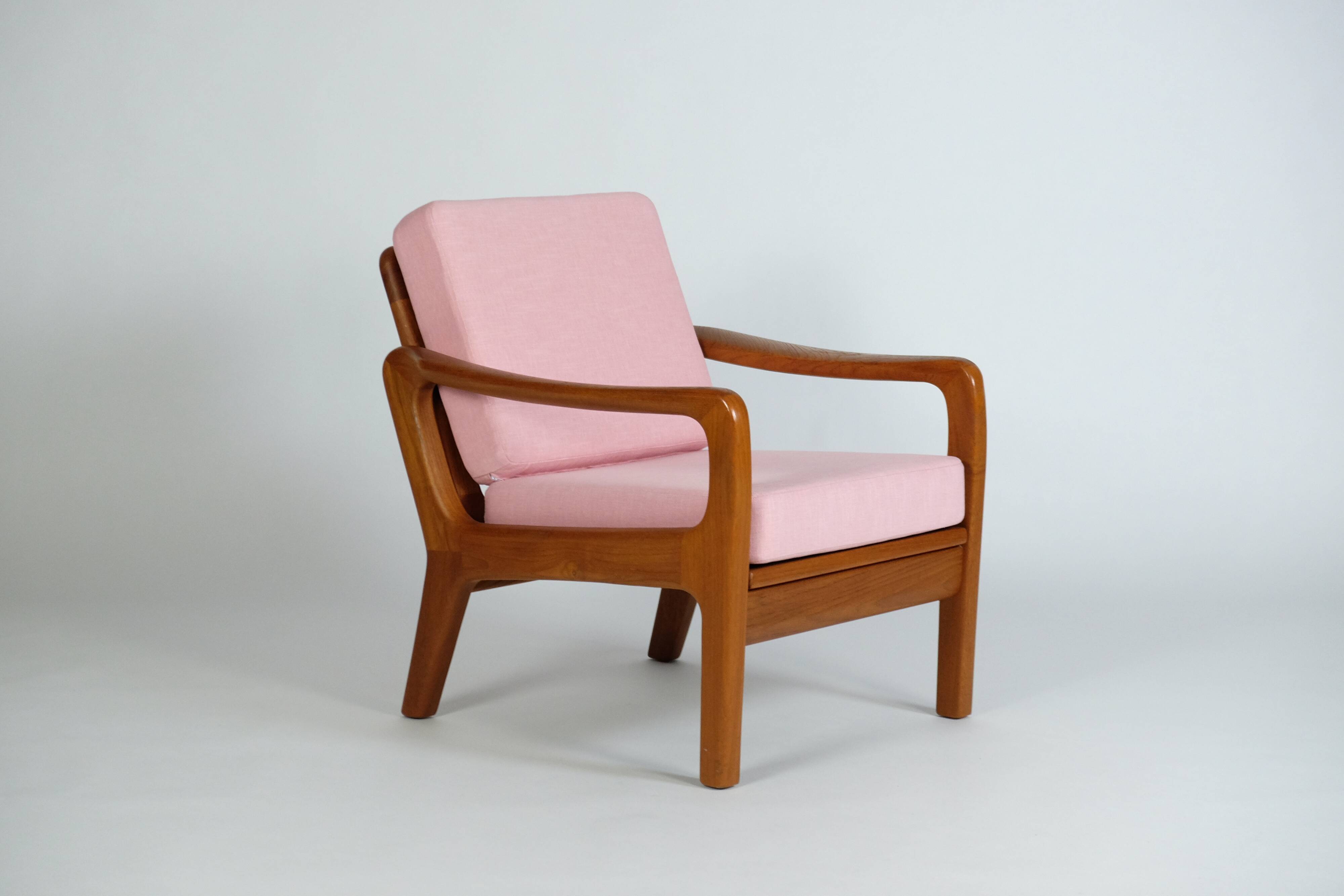 Danish Vintage Teak Easy Chair Armchair by Juul Kristensen - 1970s